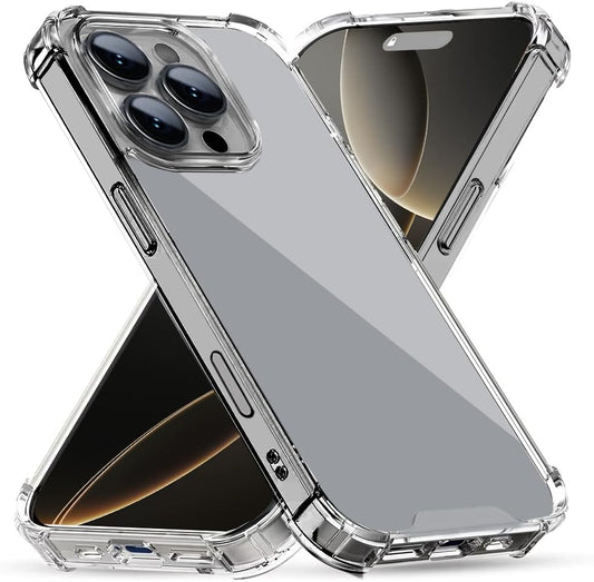 Clear Case for iPhone 16 Pro Max 6.9-Inch, Advanced Airbag Drop Protection