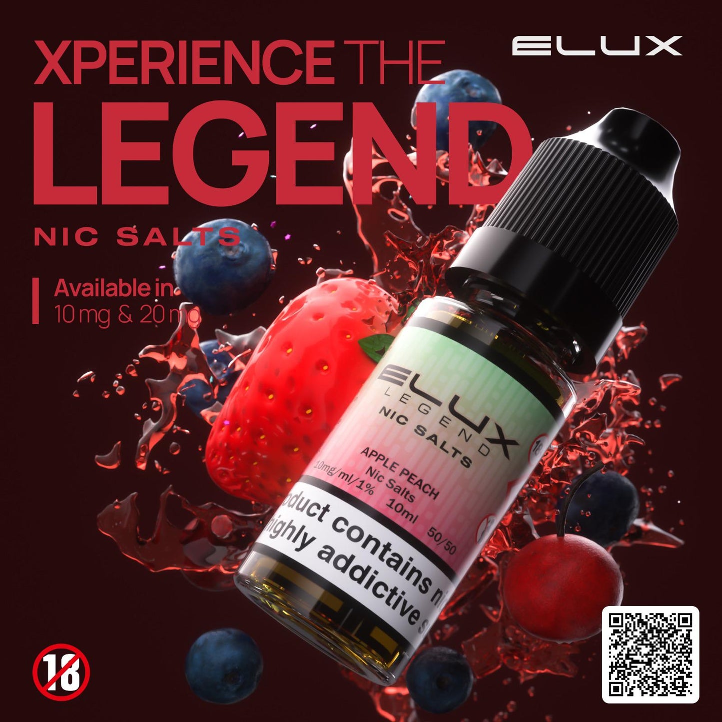 Elux Legend Nic Salts 10ml E-Liquids